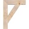 Ekena Millwork Traditional Block Smooth Bracket, Douglas Fir, 5 1/2"W x 28"D x 36"H BKT06X28X36TRA05SDF - alternate 3